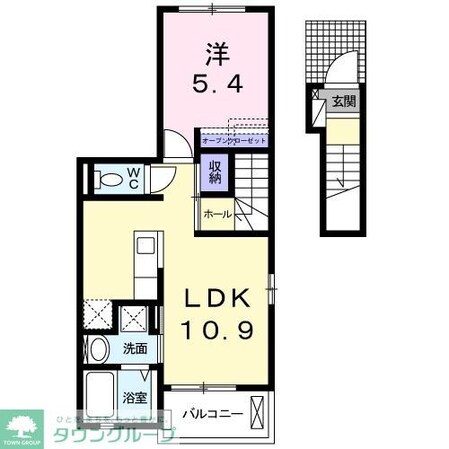 ルミエール モンドBの物件間取画像